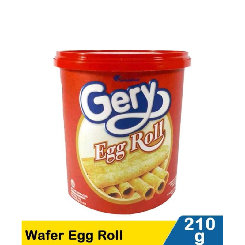 

Gery wafer egg roll kemasan 210g