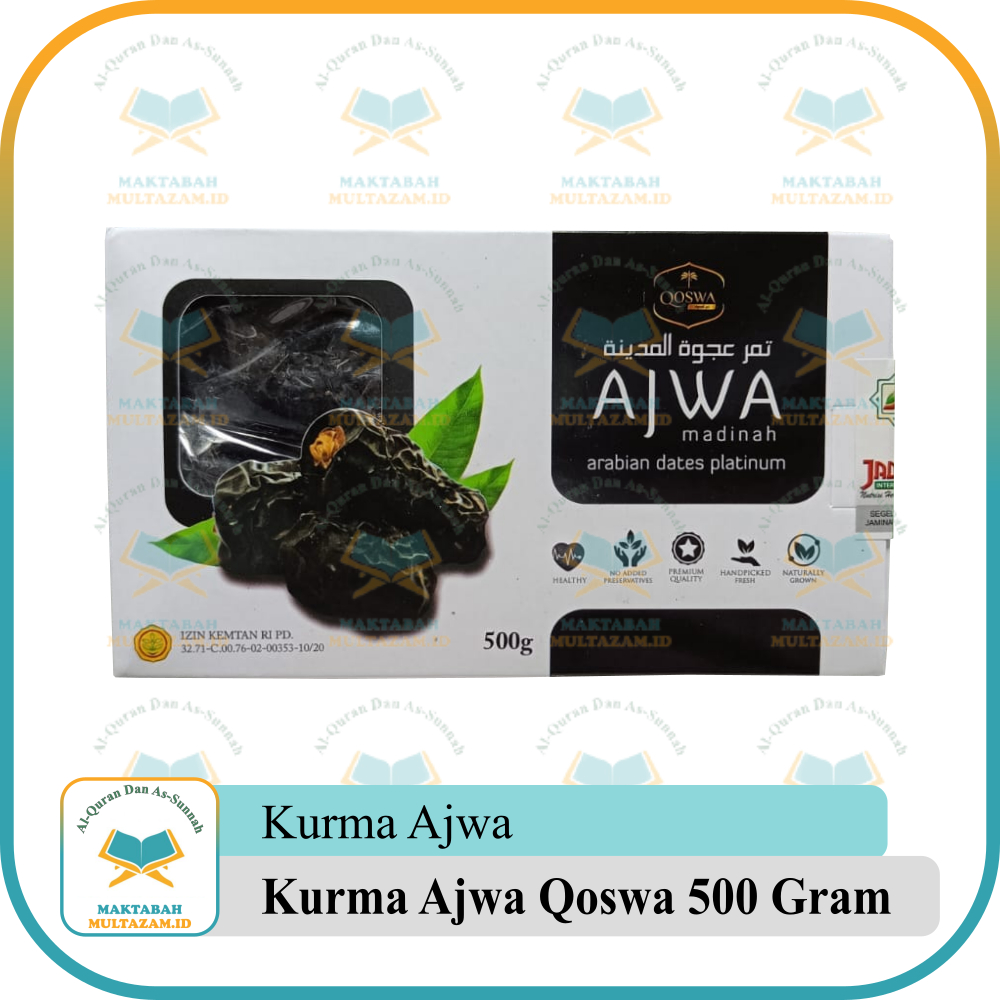 

Kurma Ajwa Qoswa 500 Gram Arabian Dates Platinum | Kurma Ajwa Madinah Qoswa 500gr Original