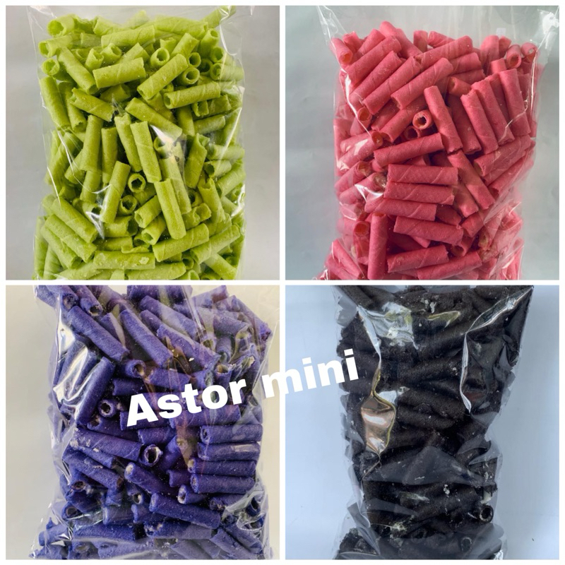 

Astor mini berbagai varian rasa kemasan 250gram