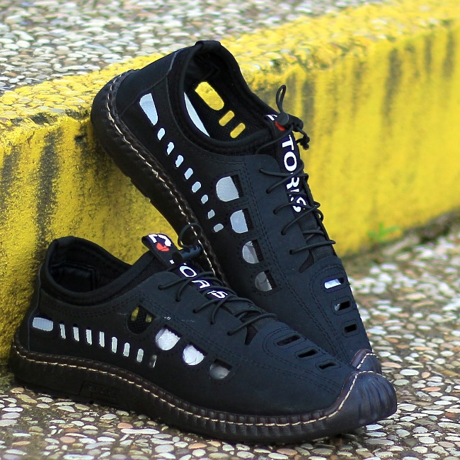 Sepatu Sandal import Pria Santai Sintetis kekinian sepatu slip on pria dewasa import original kulit 