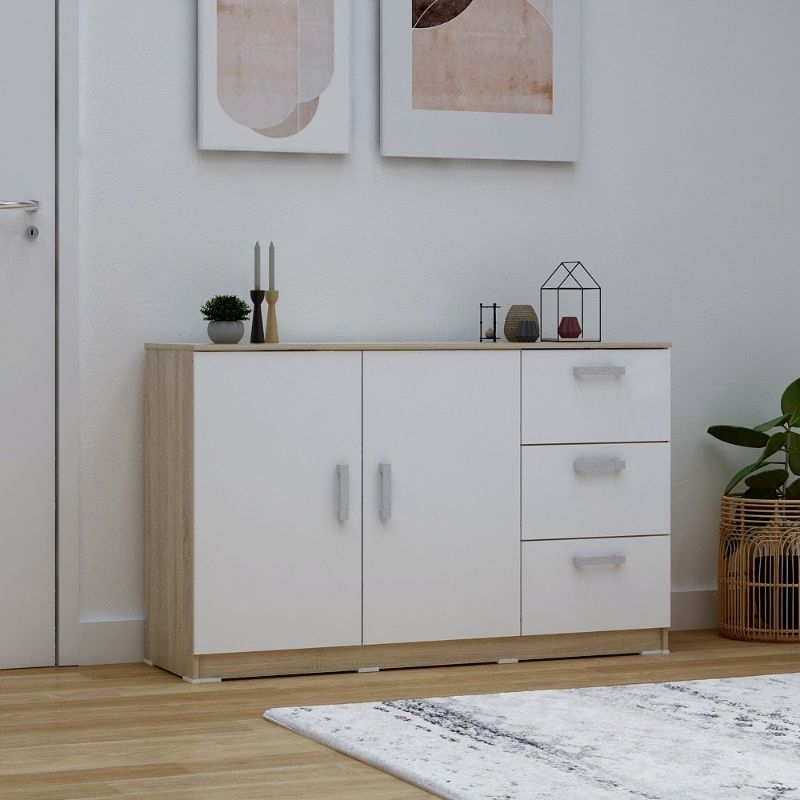 SIDEBOARD MINIMALIS/BUFET MURAH/LEMARI LACI/SIDEBOARD MURAH - ALBA BAZ SB120 - PIRA