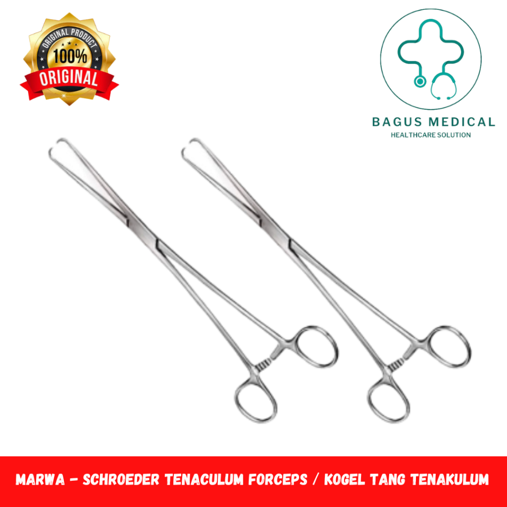 MARWA - Schroeder Tenaculum Forceps / Kogel Tang Tenakulum