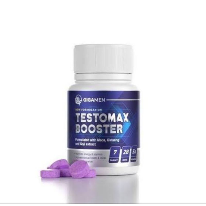 TESTOMAX BOOSTER Original Asli Suplemen Herbal Multivitamin Pria Dewasa Terbaik Ampuh Resmi BPOM