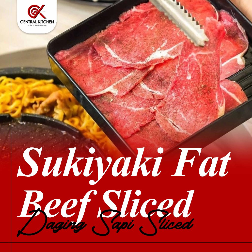 

Shabu-shabu - Daging Sapi Slice Tipis / Yakiniku-Sukiyaki FAT Ekonomis