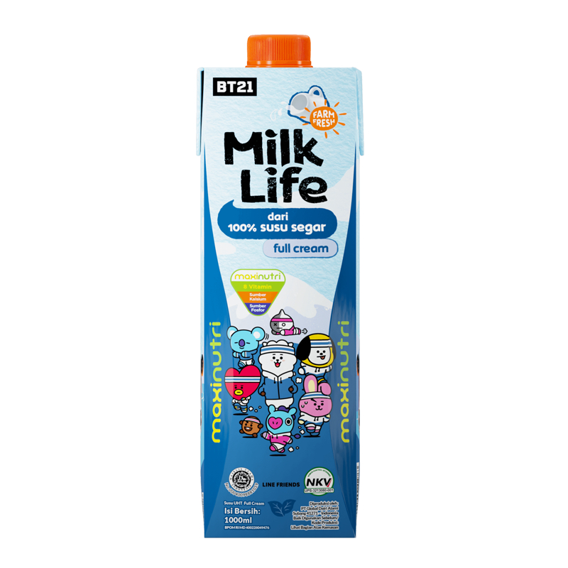 

Susu UHT Milk Life Plain 1 L