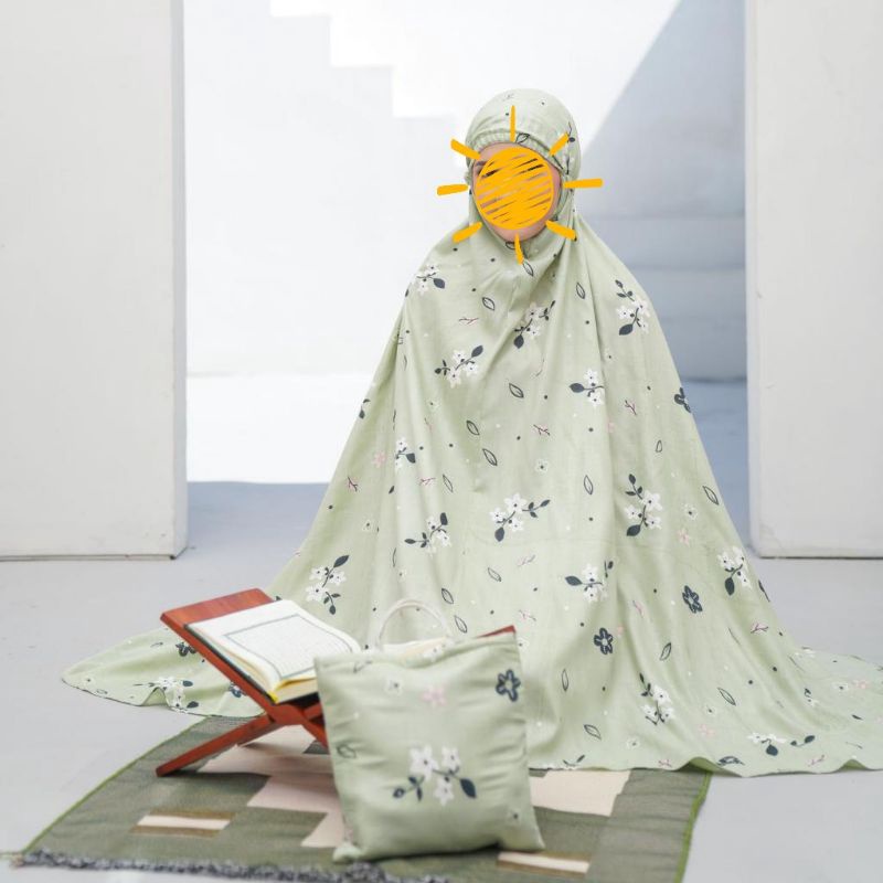 MALL MUKENA RAYON MOTIF STANDAR DEWASA gas