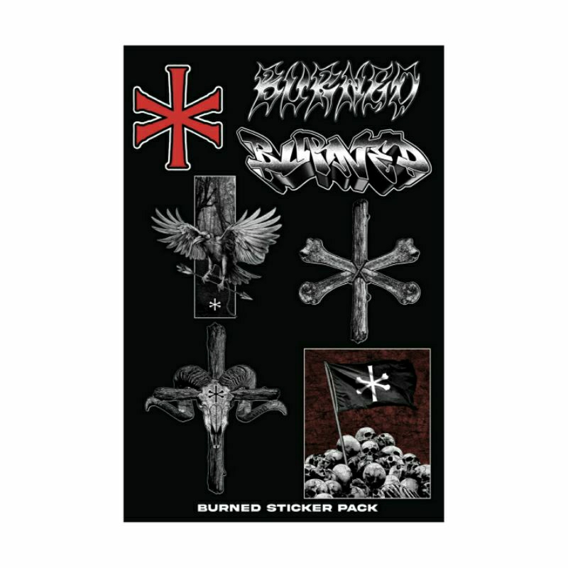 

BURNED - STICKER PACK A5