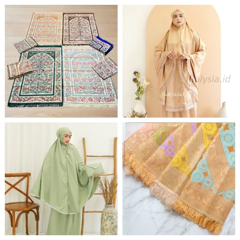 TERMURAH HAMPERS SET MUKENA HAMPERS MUKENA SET SESERAHAN PERNIKAHAN ALAT SHOLAT MUKENA SAJADAH