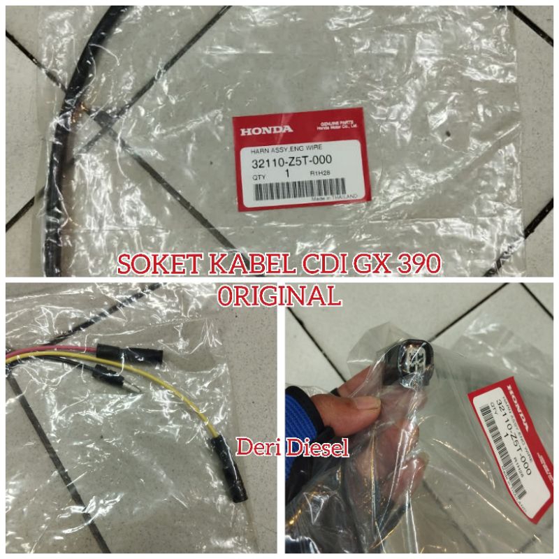 soket kabel cdi honda gx 390 asli honda