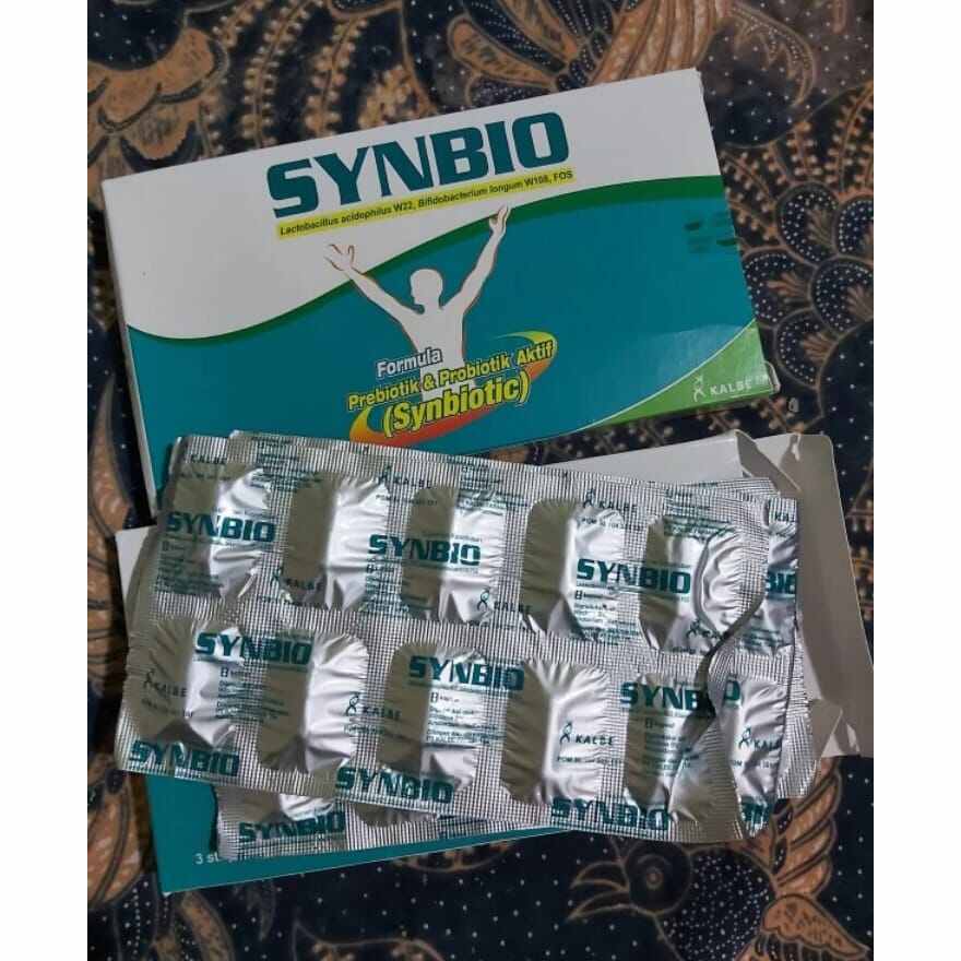Synbio probiotik box original 30 kapsul