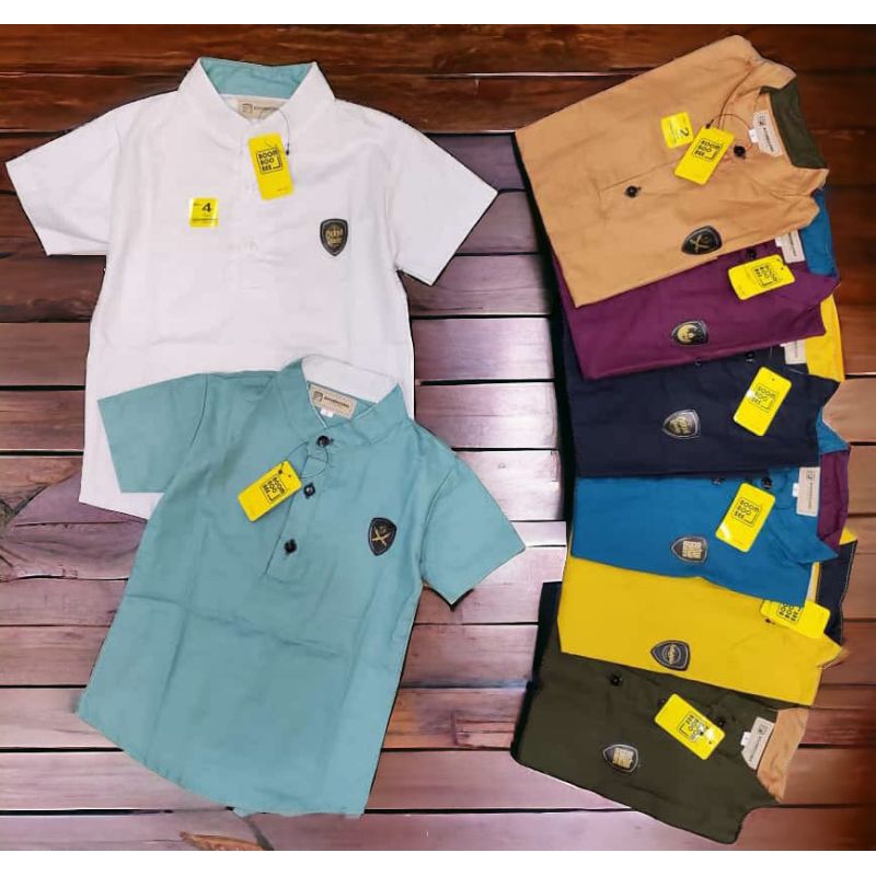 GAS - 81012 KEMEJA KOKO / KEMKO ANAK LAKI LAKI by BOOMBOOBEE