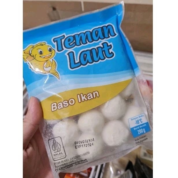 

Baso Ikan Teman Laut 500gram