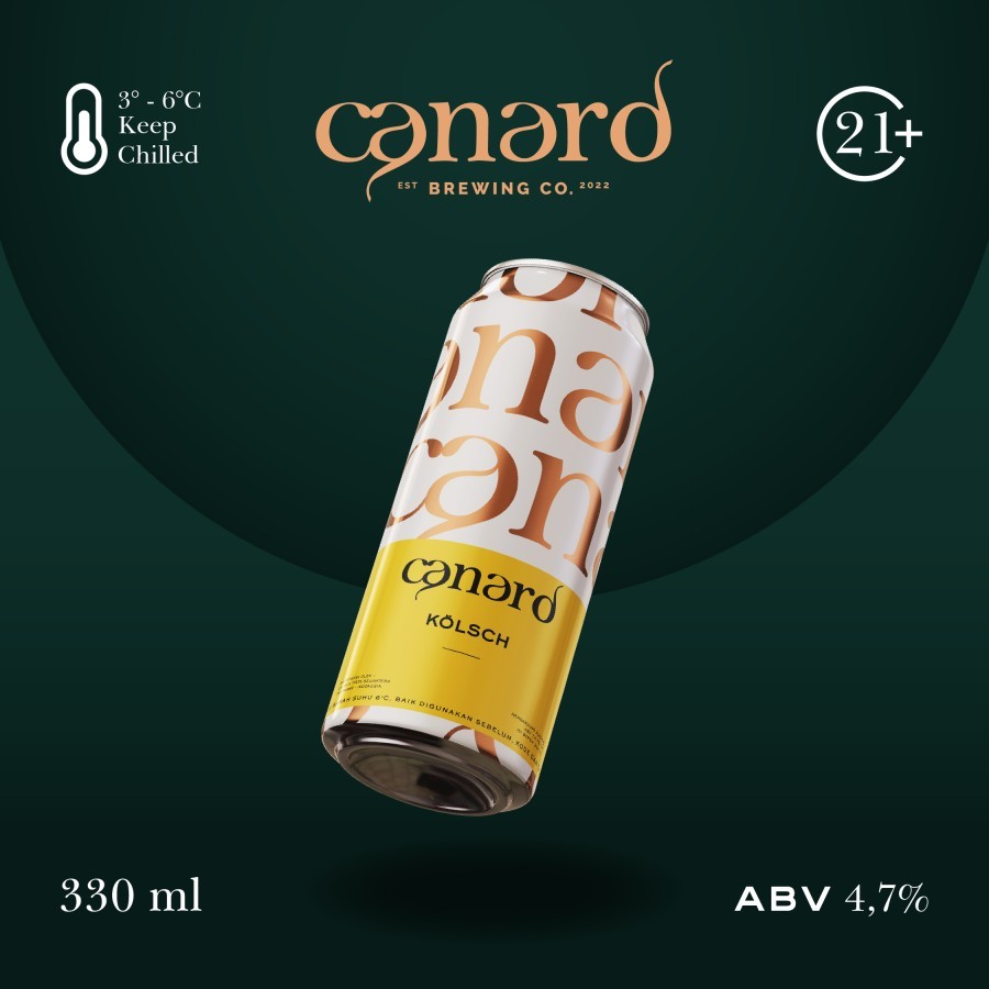 

Canard Craft Beer Bali Kolsch 330ml Bir Kaleng Bali