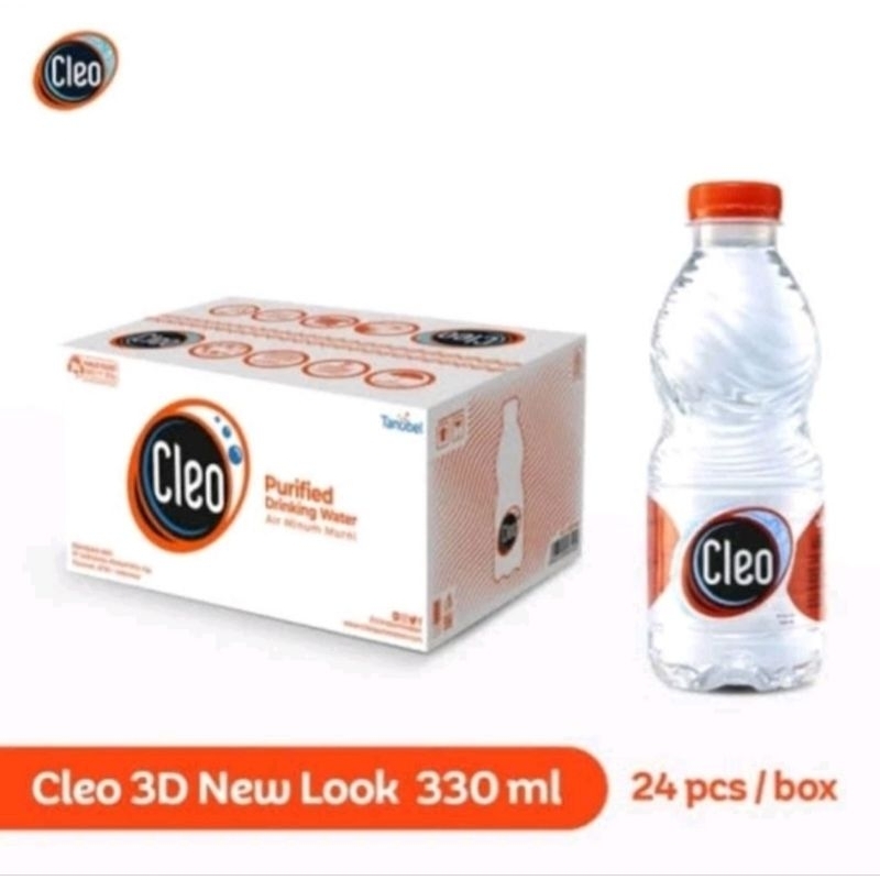 

[330ml] CLEO Air Minum Mineral Water 330ml x 24 pcs/1pack