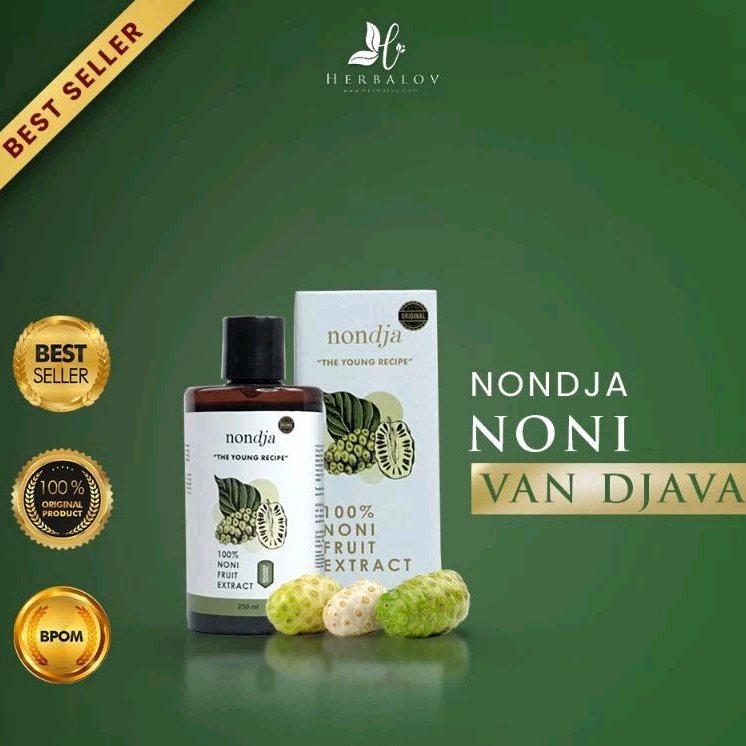 

Nondja Herbalov 100% Buah Mengkudu Fermentasi 3 Tahun / Nondja Untuk Diet DBH / Herbalov Nondja Noni Van Java Minuman Kesehatan Herbal Buah Noni / Sari Buah Mengkudu