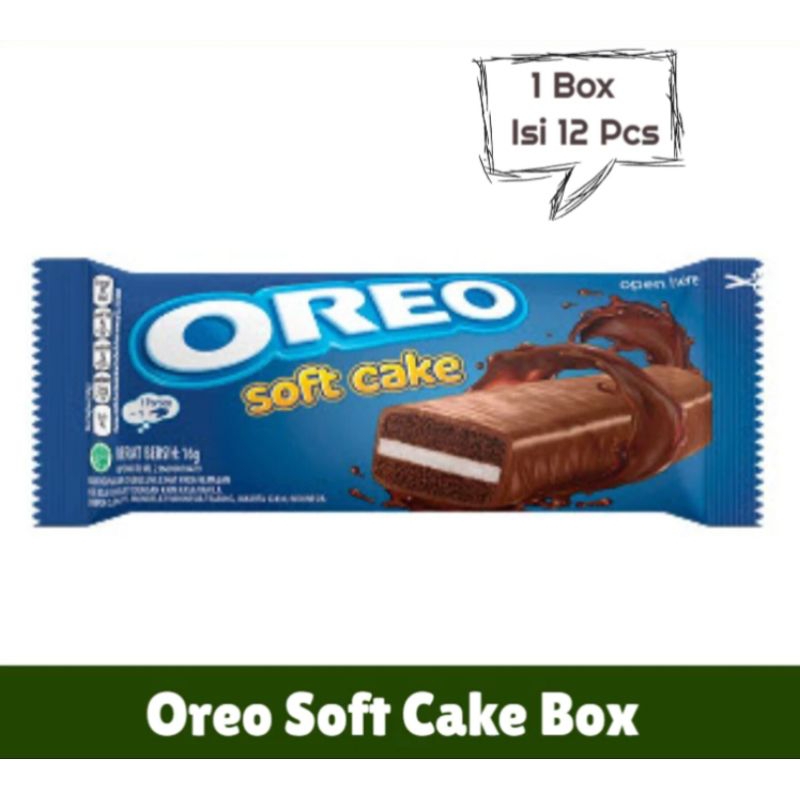 

Oreo soft cake 1 box.12pcs