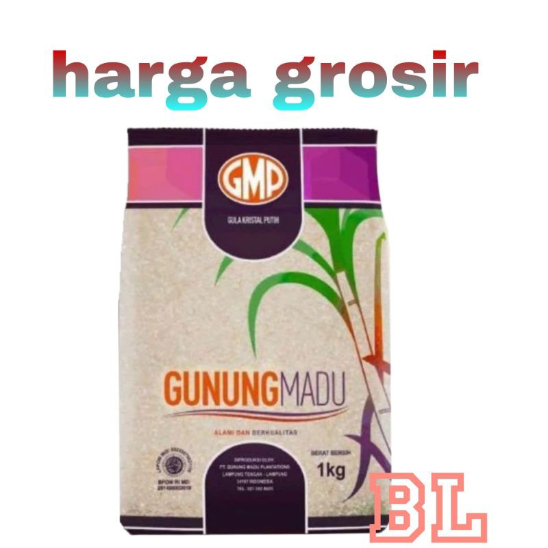 

Gula pasir GMP 1kio harga grosir / GMP gunung madu kemasan 1kg harga grosir