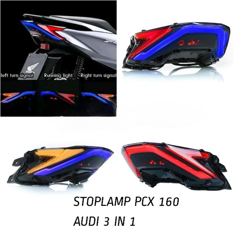 Stoplamp Pcx 160 Lampu Rem Belakang Pcx 160 3 In 1 Stoplamp Pcx 160 Xcase Garansi 1 Tahun