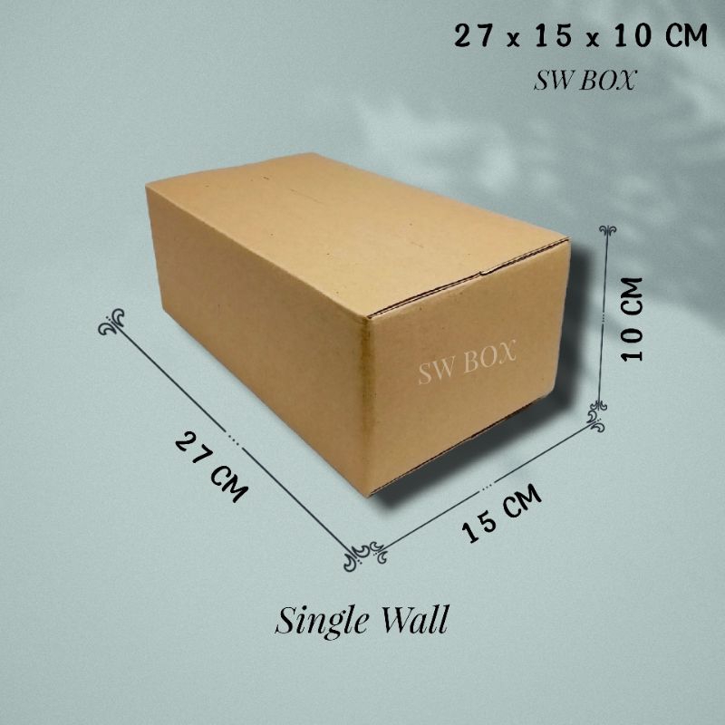 

Kardus Ukuran 27x15x10 CM Box untuk packing ST