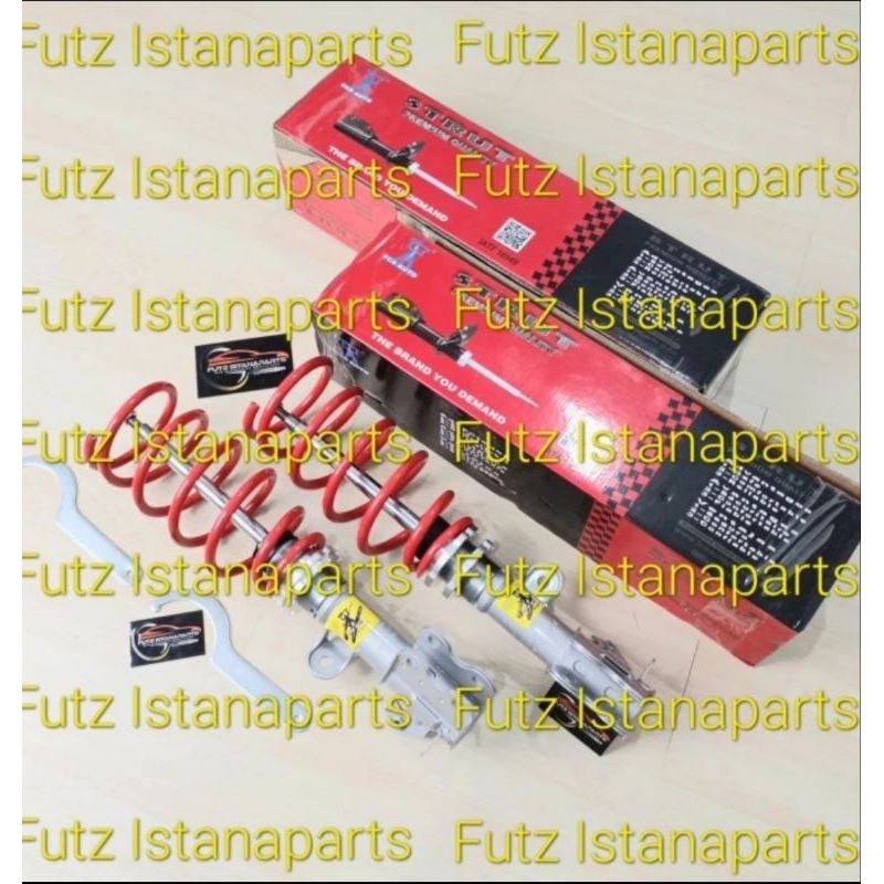 Shockbreaker Coilover Merk Focus Adjustable Avanza Veloz / Xenia Th 2012 - On Original Asli