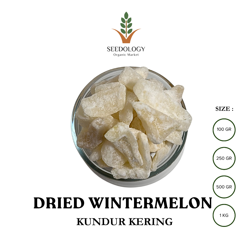 

Dried Wintermelon 1kg - Kundur Manis (Tangkua) / Tangkwe / Beligo