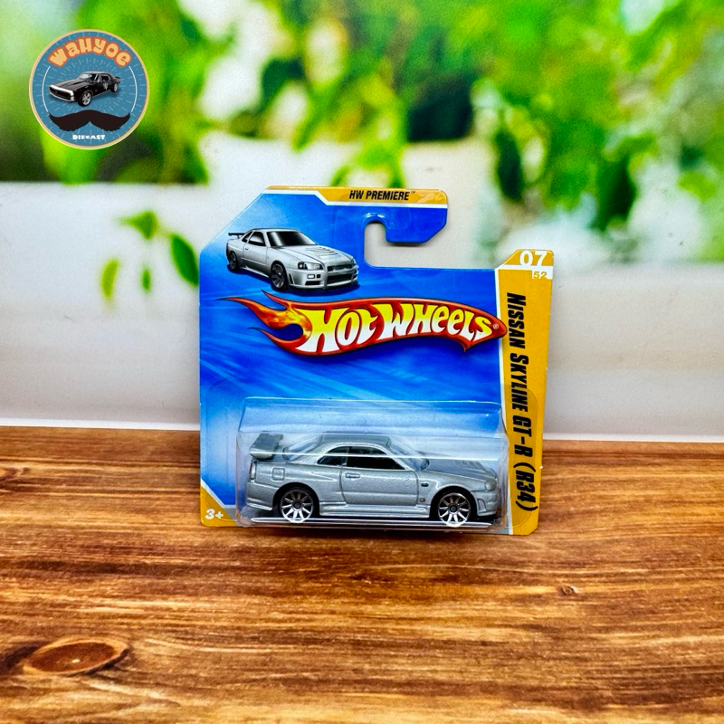 hot wheels nissan gtr r34 silver