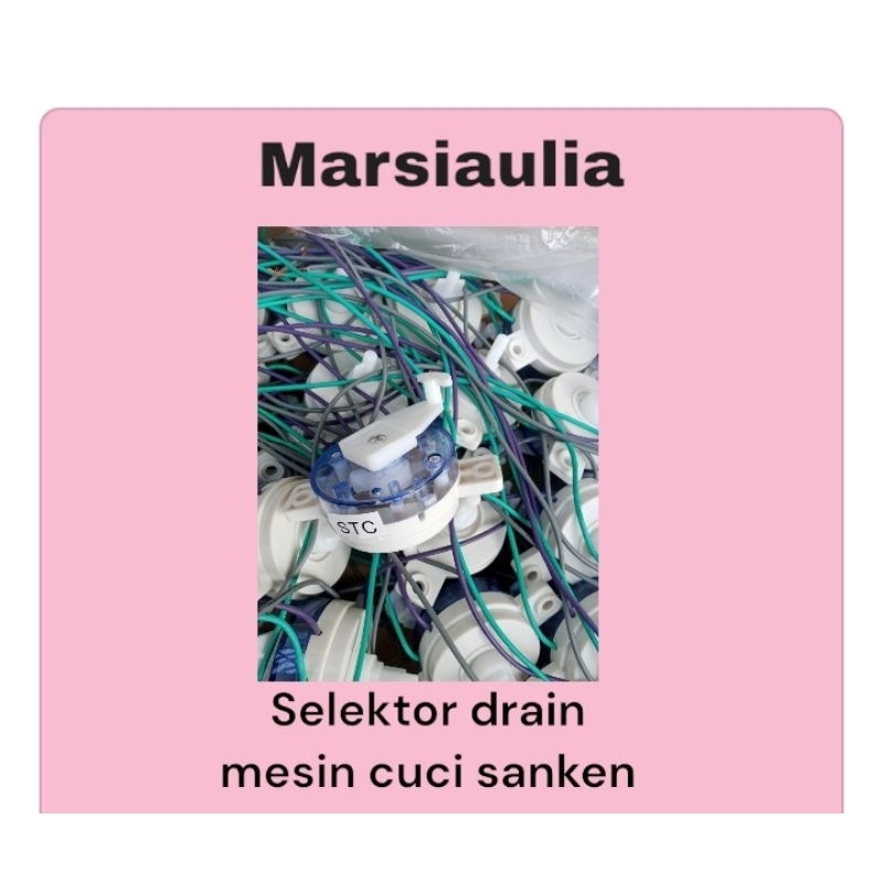 Selektor drain mesin cuci sanken selector