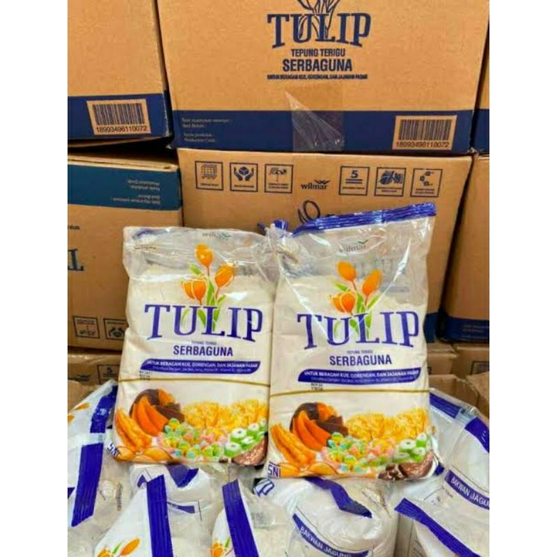 Terigu Tulip 1 Kg -Terigu Serbaguna