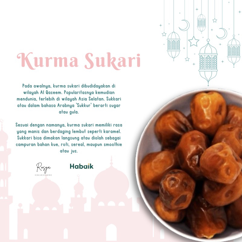 

Kurma Sukari Habaik 500gr