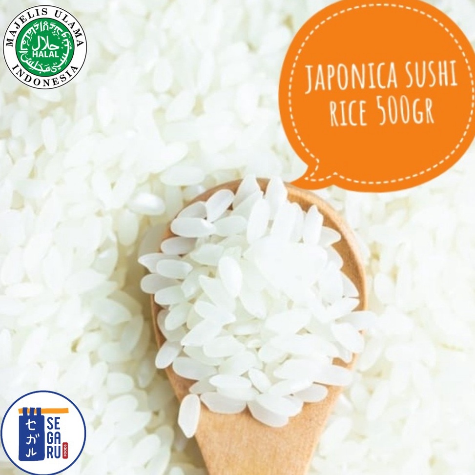 

ORQ898 Dijamin Ori Beras Jepang Sushi Premium Japonica Sushi Rice Halal 5 gram