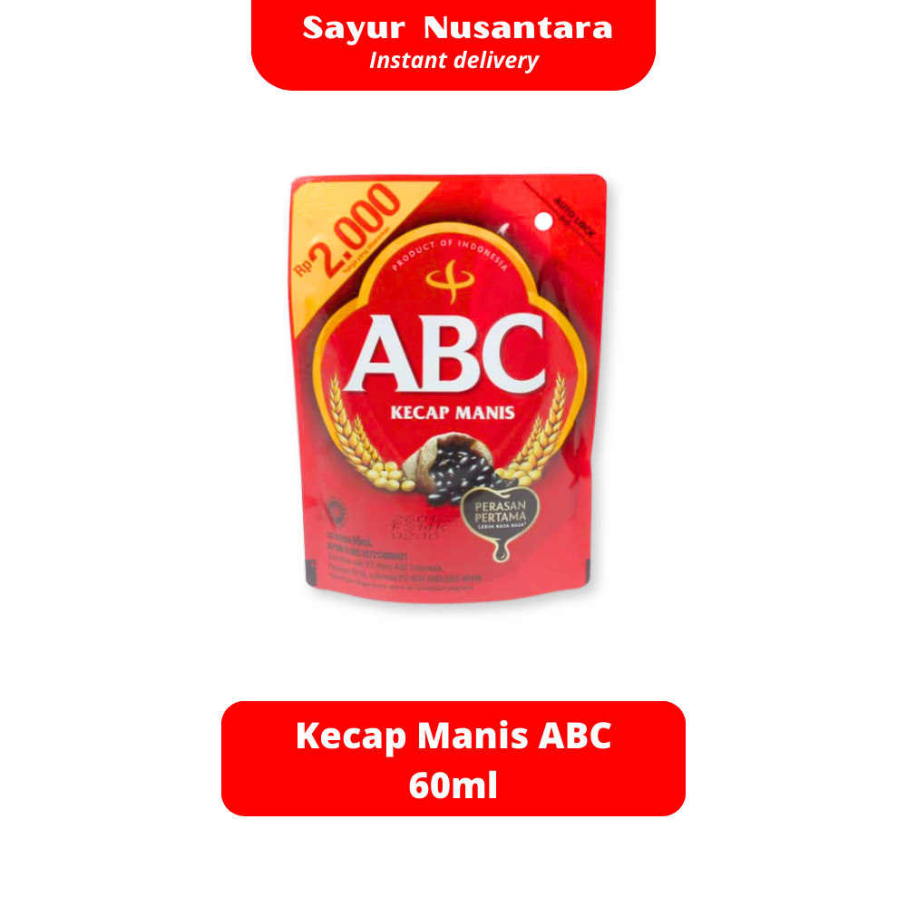 

Kecap Manis ABC 60ml - Sayur Nusantara