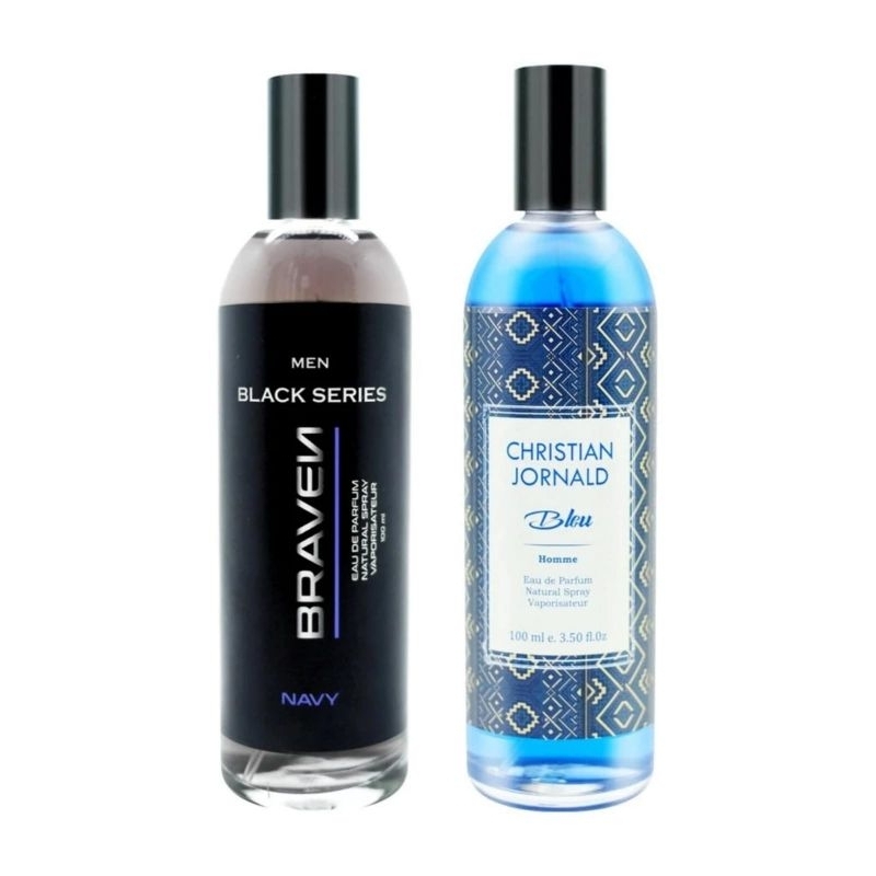 Evangeline Braven Parfum Pria EDP Navy 100ml | Christian Jordan Bleu (Biru)