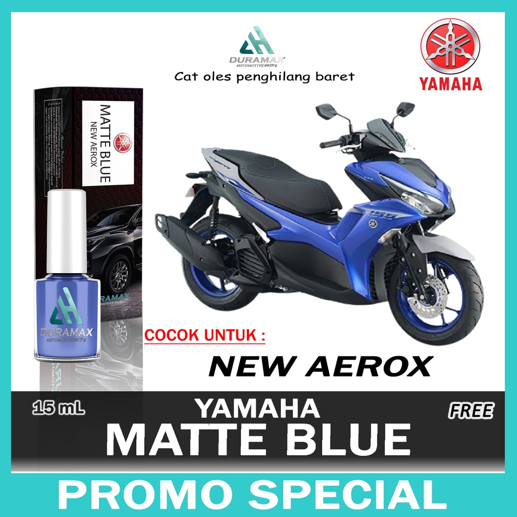 CAT OLES PENGHILANG BARET MATTE BLUE - YAMAHA ALL NEW AEROX