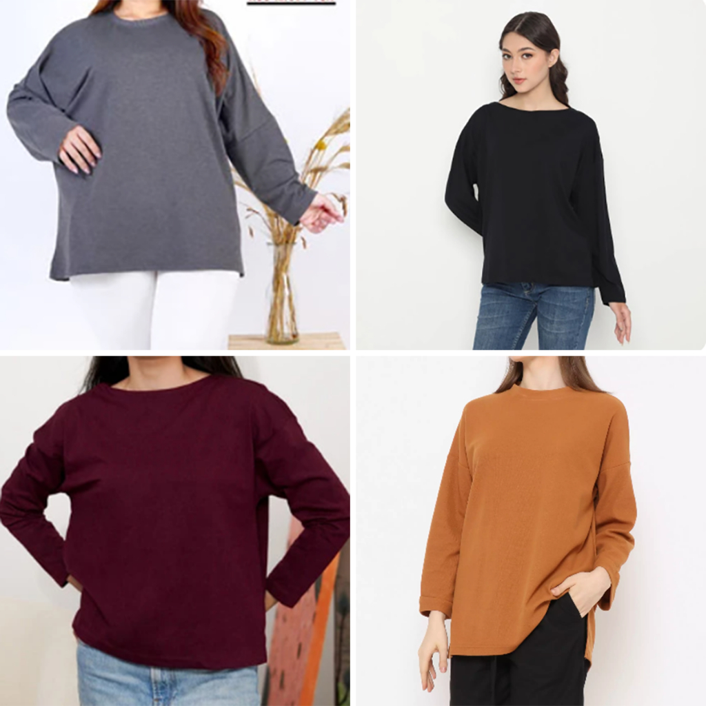 Sweater Wanita Uniqlo Sabrina Rib Knit Sweater Cewek Kekinian