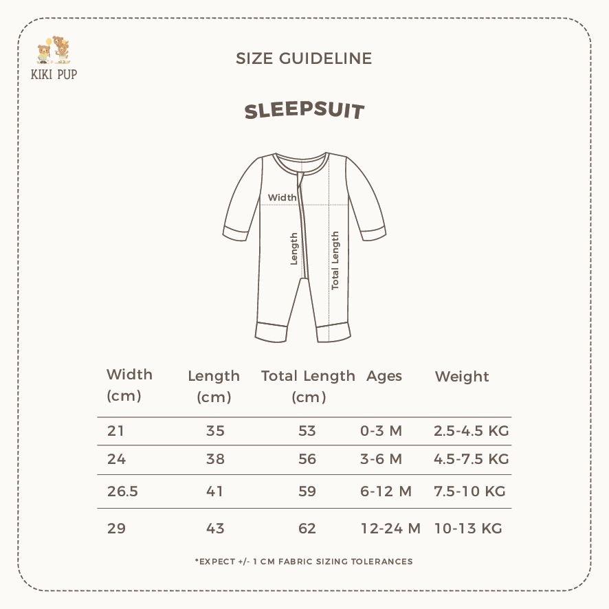 RJ7 Kiki Pup Sleepsuit - Jumper Bayi