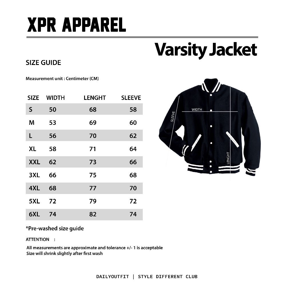 NEW Jaket Varsity RRQ "THE LEGACY" Terbaru Tahun 2024 Jumbo
