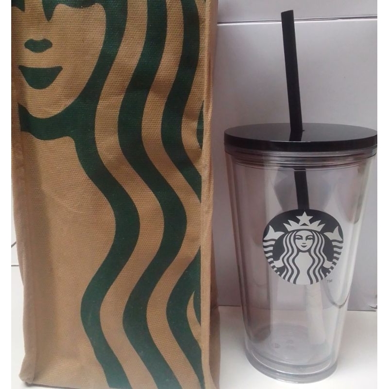 Tumbler Starbucks Black Siren 160oz free pin Starbucks x blackpink 100% ORIGINAL