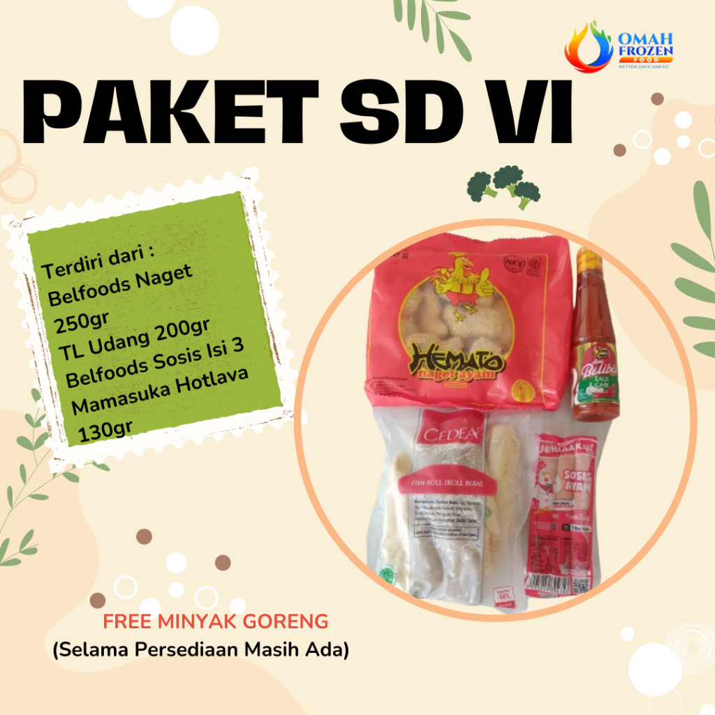

Paket Frozen Food Paket Ramadhan Paket Murah SD VI (NON COD DILUAR KOTA JATENG)