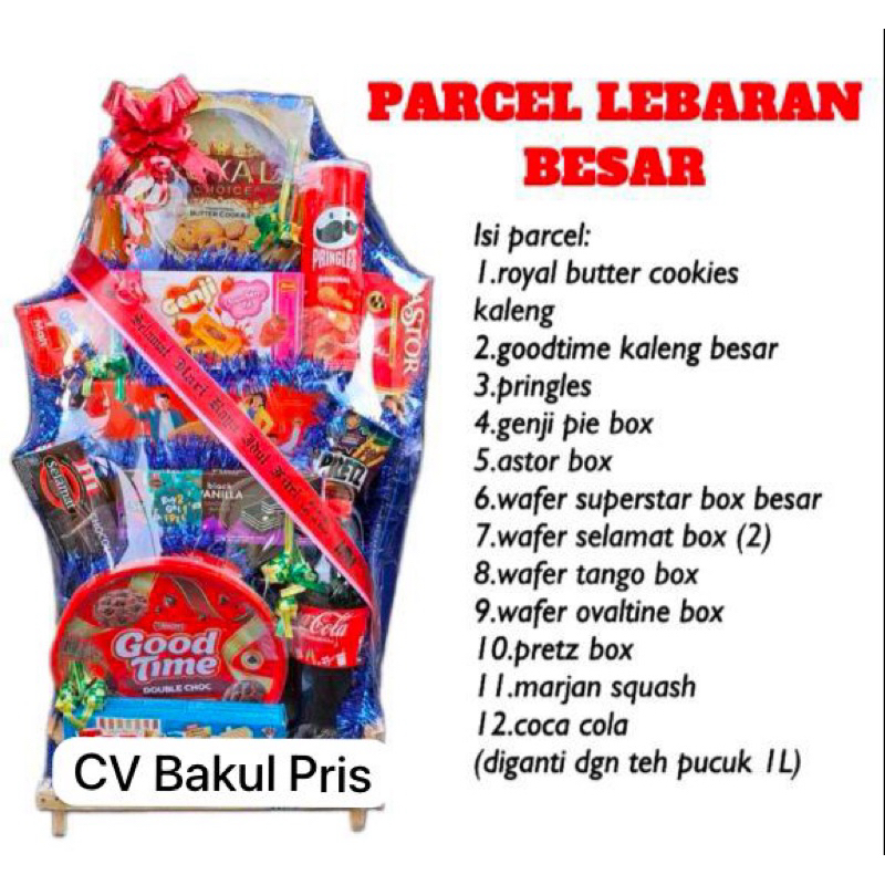

Hampers Idul fitri Parcel lebaran 2024 Parcel Makanan jumbo A1 Ready