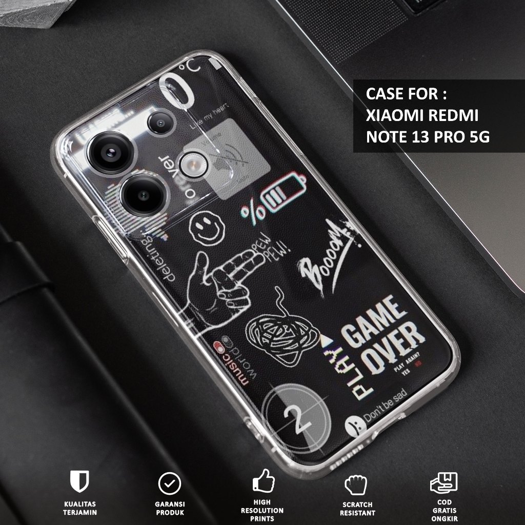 Case XIAOMI REDMI NOTE 13 PRO 5G 2024 - Casing XIAOMI REDMI NOTE 13 PRO 5G Motif ( NASA TICKET ) - S