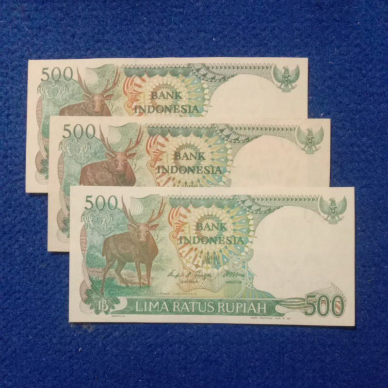 500 rupiah kijang #rusa tahun 1988 (GRESS&BARU)