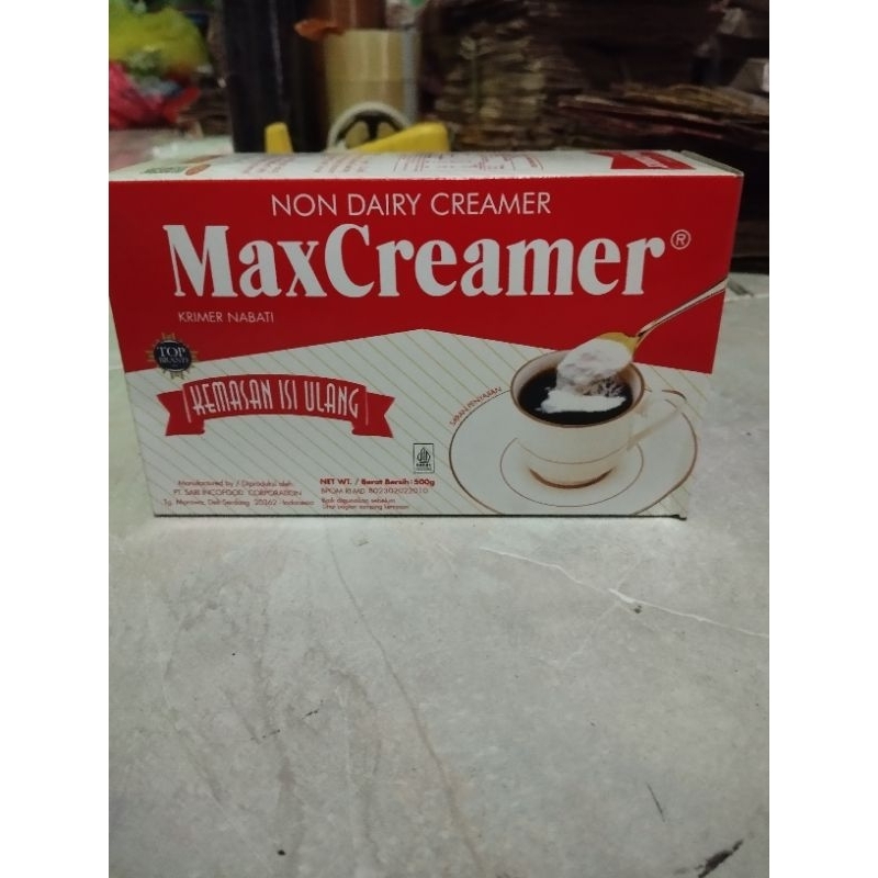 

(berat 500g) krimer nabati merk MAXCREAMER