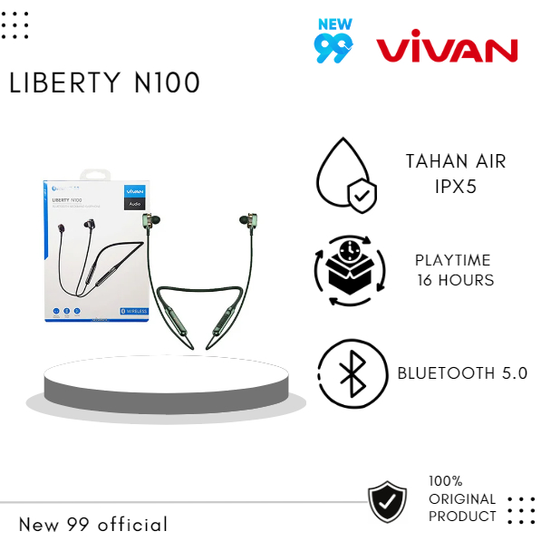 Handsfree Bluetooth Vivan Liberty N100 Neckband