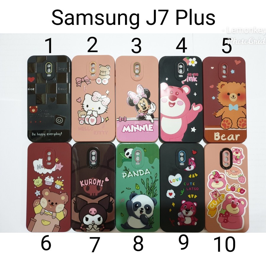 Case Soft case Karakter For Samsung J7 plus 2017 / Softcase J7plus c8
