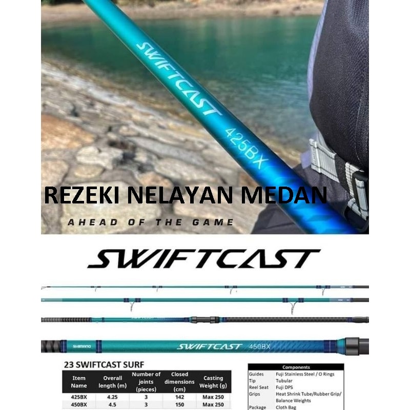 Joran Surf SHIMANO Swiftcast 2023 | SHIMANO 3 Pieces Surf Rod