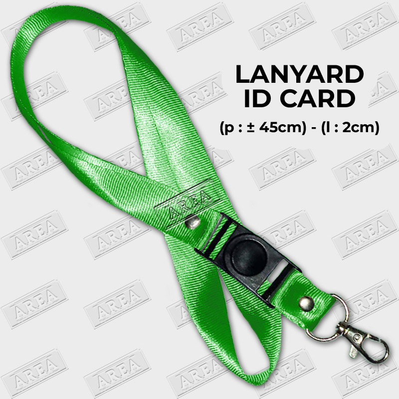 

Lanyard Hijau ID Card/Tali Gantungan Kartu Identitas Polos