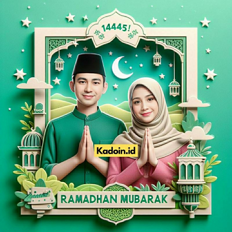 Jasa Edit AI Ucapan Hari Raya Idul Fitri Lebaran Ramadhan Mubarak