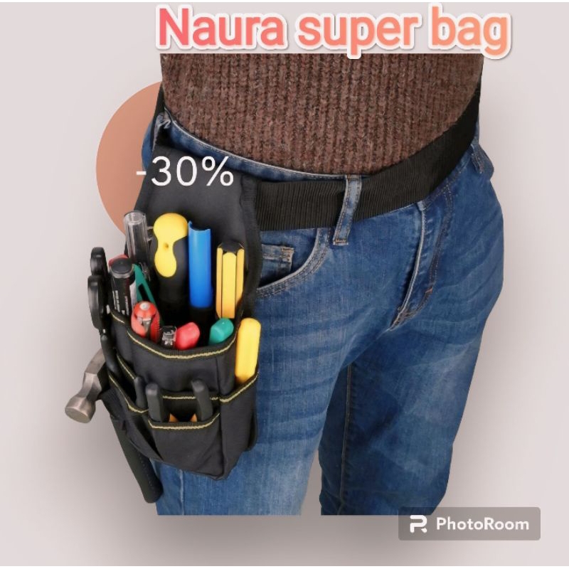 Tas pinggang perkakas tool kit bag set tas tukang mekanik listrik