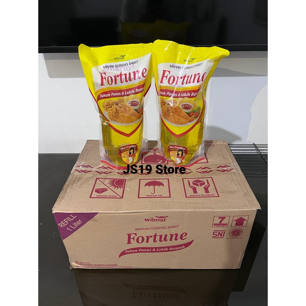 Minyak Goreng Merk Fortune 1L 1 Liter (1Dus)