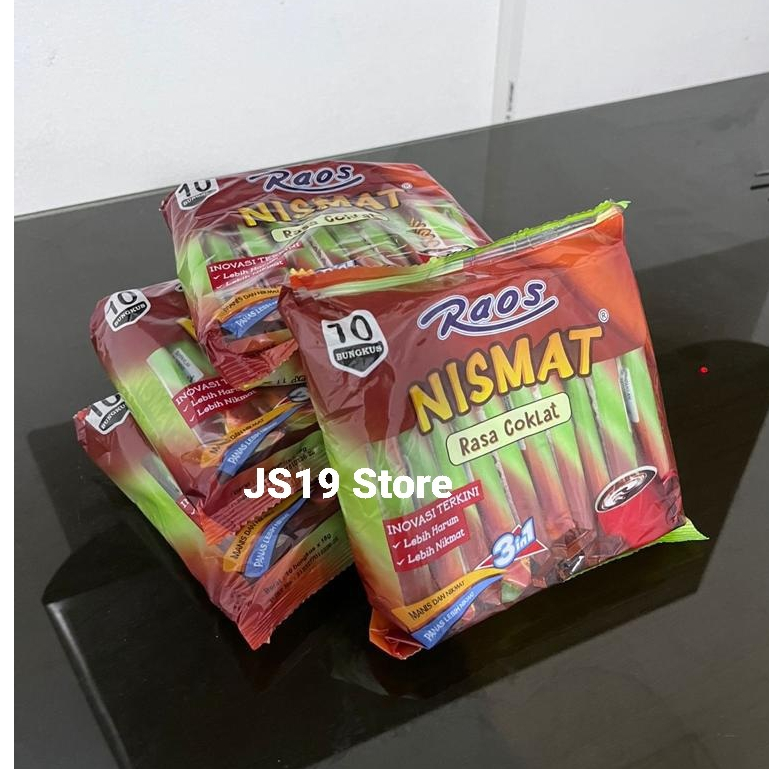 Susu Coklat Raos Nismat 3in1 (1 RENCENG)